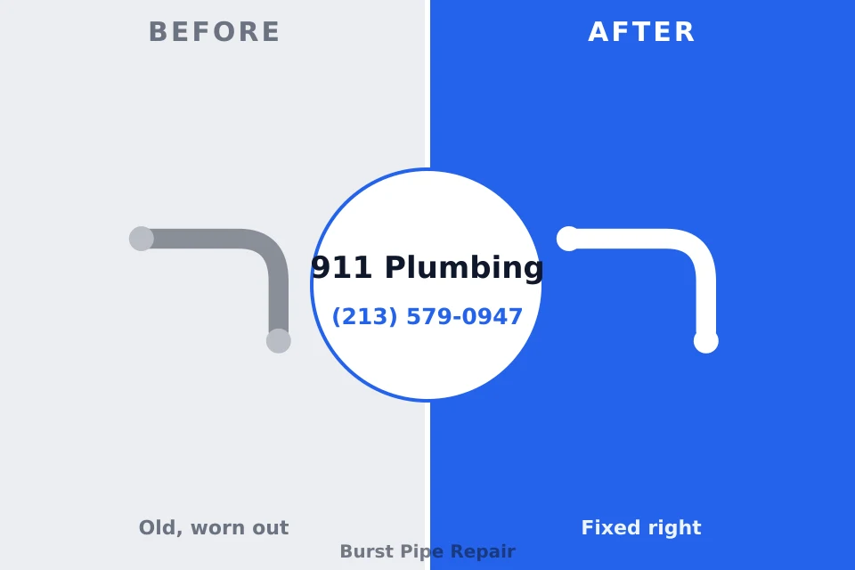 Before and after: plumbing company Muncie, IN